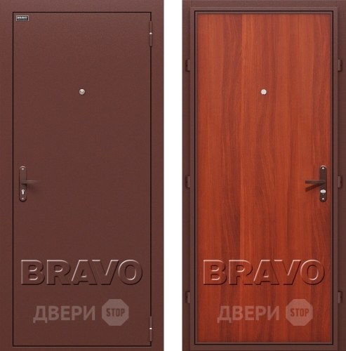 Входная металлическая Дверь Bravo Оптим Билд в Чехове