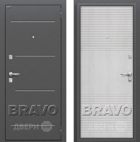 Входная металлическая Дверь Bravo Оптим Фит Pine Feelwood в Чехове