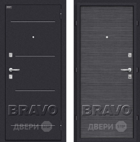 Дверь Bravo Оптим Кобра Black Wood в Чехове