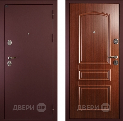 Входная металлическая Дверь Сударь 3 Брусника Бархат в Чехове