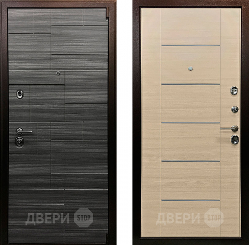 Входная металлическая Дверь Ратибор Омега 3К Акация поперечная в Чехове