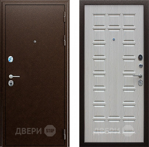 Входная металлическая Дверь АСД Спартак Белёный дуб в Чехове