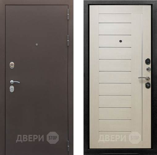 Входная металлическая Дверь Снедо Бордо 3К Эш вайт в Чехове