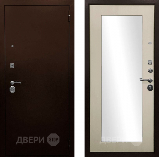 Дверь Ратибор Оптима 3К зеркало Лиственница беж в Чехове