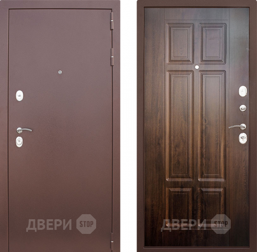 Входная металлическая Дверь Снедо Т30 3К Vinorit Грецкий орех в Чехове
