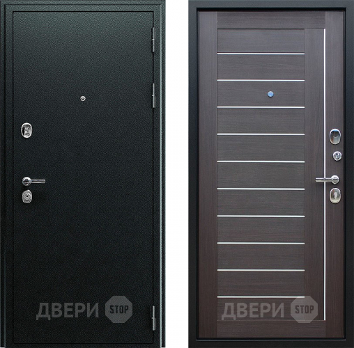 Входная металлическая Дверь АСД Соло Орех рифленый в Чехове