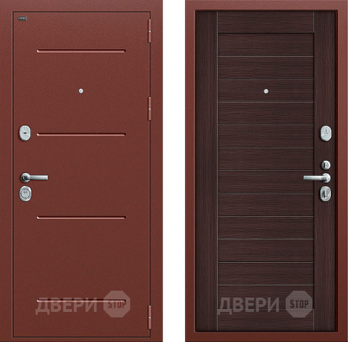 Входная металлическая Дверь Groff Т2-221 Wenge Veralinga в Чехове