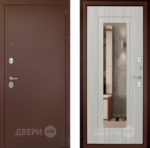 Дверь (Дверной Континент) Гарант - 1 Зеркало Сандал белый в Чехове