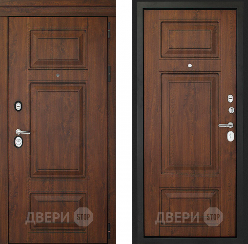 Входная металлическая Дверь (Дверной Континент) Порта Темный орех в Чехове