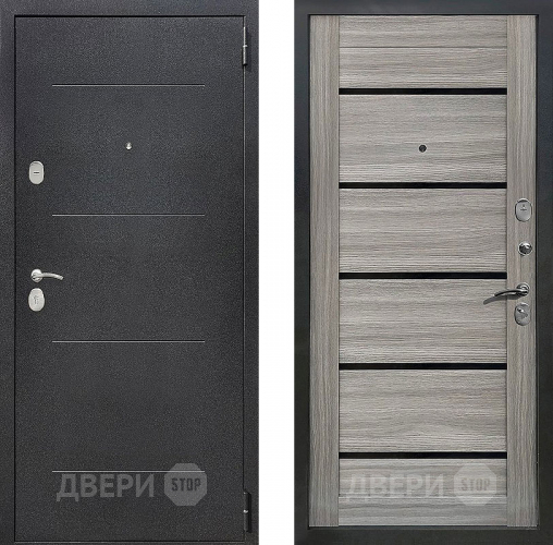 Входная металлическая Дверь Престиж Люкс Дуб дымчатый в Чехове