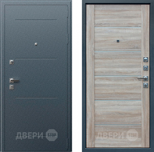 Входная металлическая Дверь АСД Техно XN 99 Дуб сонома светлый в Чехове