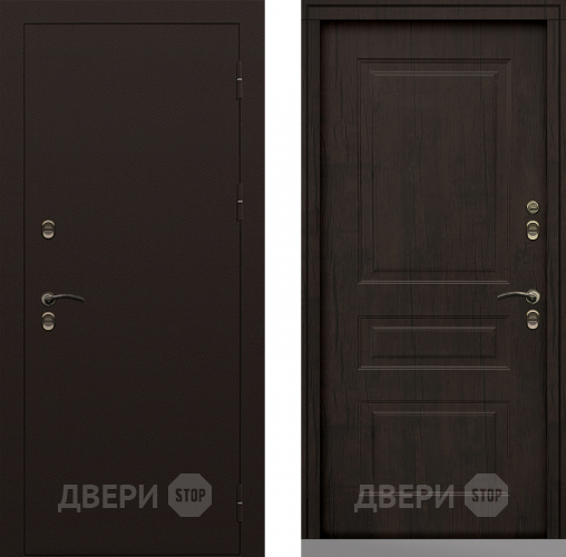 Дверь Сибирь Термо-Стандарт тиковое дерево в Чехове