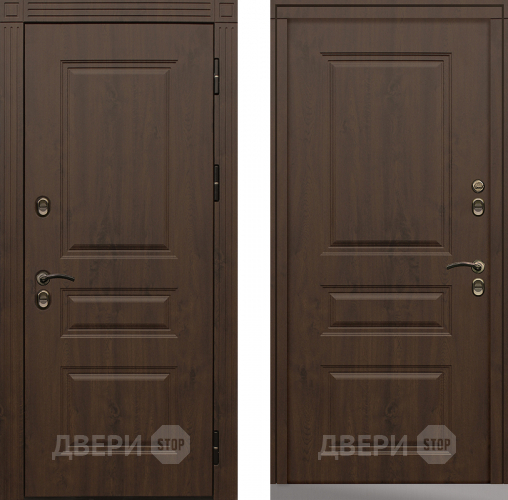 Дверь Сибирь Термо-Премиум темный дуб в Чехове