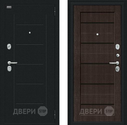 Дверь Bravo Борн Букле черное/Wenge Veralinga в Чехове