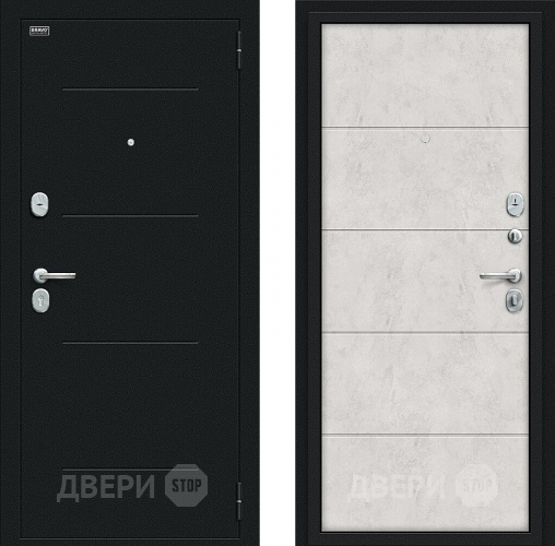 Дверь Bravo Граффити-1 Букле черное/Look Art в Чехове