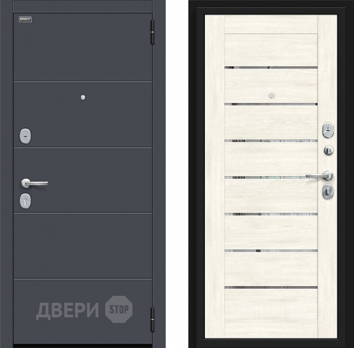 Дверь Bravo Прайд Kale Graphite Pro/Nordic Oak в Чехове