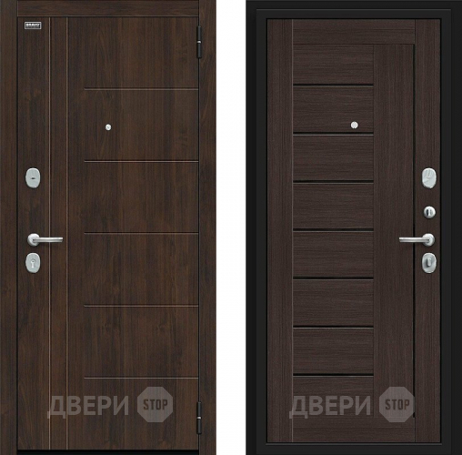 Входная металлическая Дверь Bravo Морден Kale Almon/Wenge Veralinga в Чехове