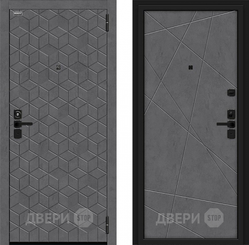 Дверь Bravo Кьюб Лунный камень/Slate Art в Чехове