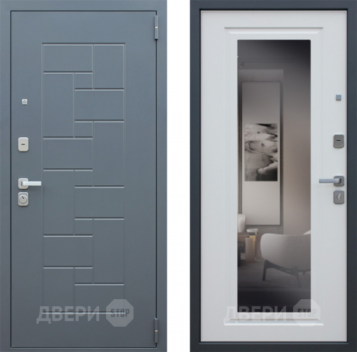 Дверь АСД Арсенал с зеркалом в Чехове