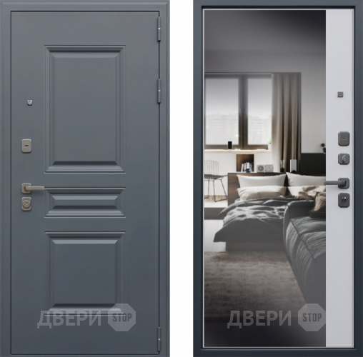 Дверь АСД Барселона с зеркалом в Чехове