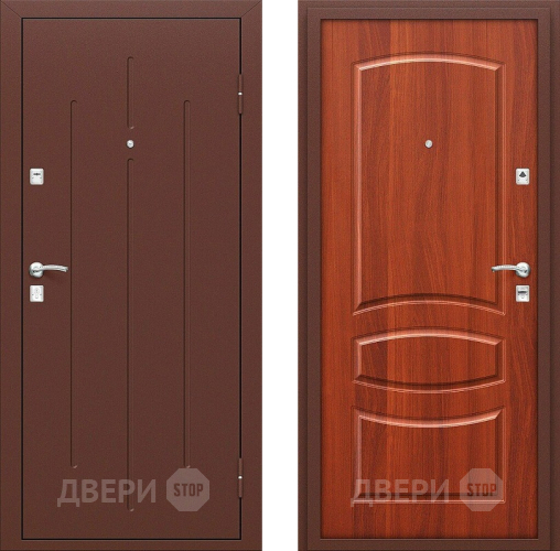 Входная металлическая Дверь Bravo Стройгост 7-2 в Чехове