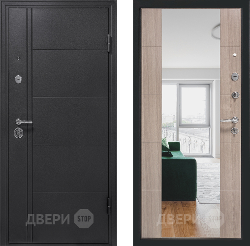Входная металлическая Дверь Форпост Эверест Зеркало Сандал в Чехове