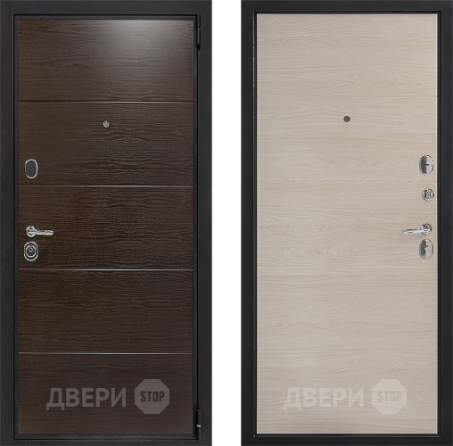 Входная металлическая Дверь Дверной Континент Белград Дуб Мадейра в Чехове