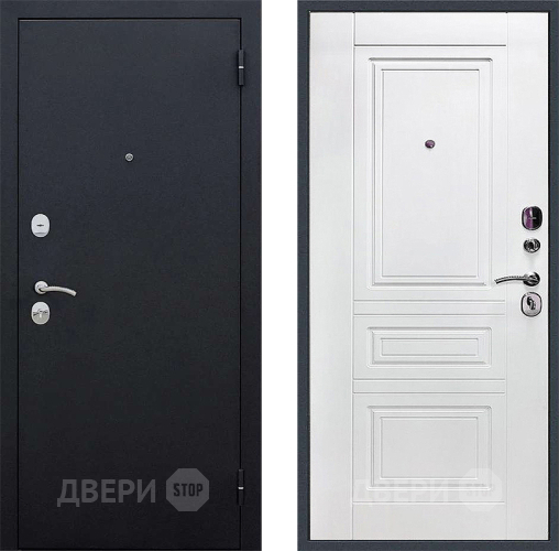 Дверь Локо 3к антик серебро/ белое дерево в Чехове