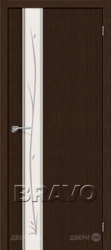 Межкомнатная дверь Глейс-1 Twig (3D Wenge) в Чехове