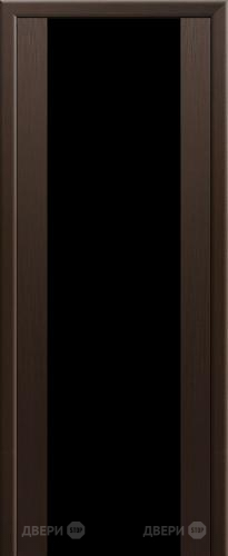 Межкомнатная дверь ProfilDoors 8X венге мелинга (черный триплекс) в Чехове