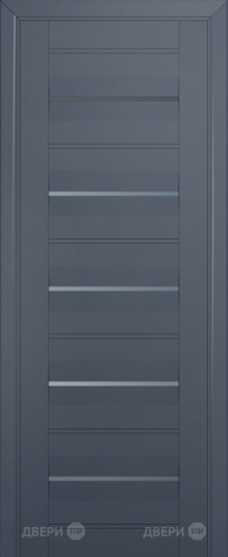Межкомнатная дверь ProfilDoors 48U антрацит (графит) в Чехове