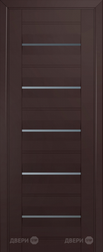 Межкомнатная дверь ProfilDoors 48U темно-коричневый (графит) в Чехове