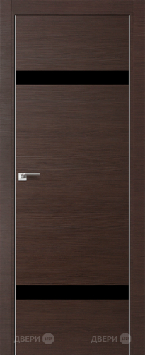 Межкомнатная дверь ProfilDoors 3Z венге кроскут (черный лак) в Чехове