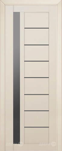 Межкомнатная дверь ProfilDoors 37U магнолия сатинат (графит) в Чехове