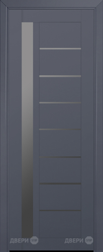 Межкомнатная дверь ProfilDoors 37U антрацит (графит) в Чехове