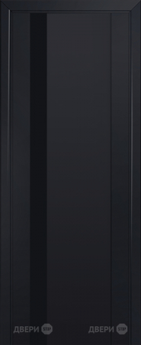 Межкомнатная дверь ProfilDoors 62U черный (черный лак) в Чехове