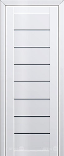 Межкомнатная дверь ProfilDoors 71L белый люкс (графит) в Чехове