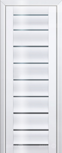 Межкомнатная дверь ProfilDoors 76L белый люкс (графит) в Чехове