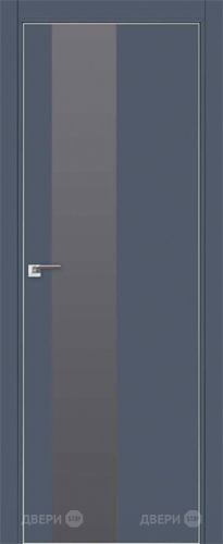 Межкомнатная дверь ProfilDoors 5E Антрацит (серебряный лак) в Чехове