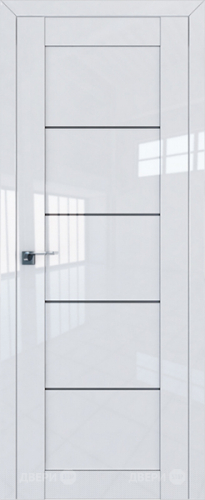 Межкомнатная дверь ProfilDoors 2-11L белый люкс (графит) в Чехове