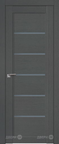 Межкомнатная дверь ProfilDoors 2-76 XN Грувд (графит) в Чехове
