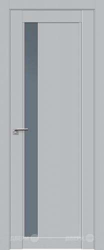 Межкомнатная дверь ProfilDoors 2-71U Манхэттен (графит) в Чехове