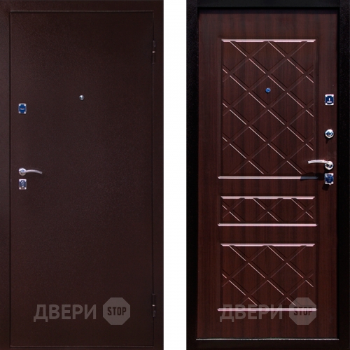 Входная металлическая Дверь СТОП ЭКО Венге в Чехове