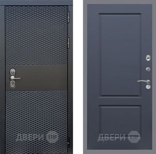 Дверь Стоп БЛЭК CISA ФЛ-117 Силк титан в Чехове