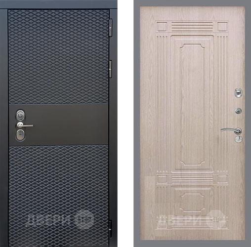 Входная металлическая Дверь Стоп БЛЭК CISA ФЛ-2 Беленый дуб в Чехове