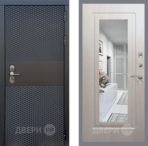 Дверь Стоп БЛЭК CISA Зеркало ФЛ-120 Беленый дуб в Чехове