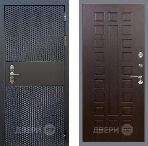 Входная металлическая Дверь Стоп БЛЭК CISA ФЛ-183 Венге в Чехове