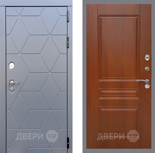 Входная металлическая Дверь Стоп КОСМО ФЛ-243 Итальянский орех в Чехове