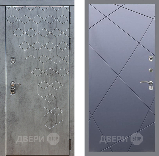 Дверь Стоп БЕТОН ФЛ-291 Силк титан в Чехове