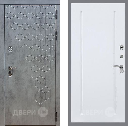 Дверь Стоп БЕТОН ФЛ-68 Силк Сноу в Чехове
